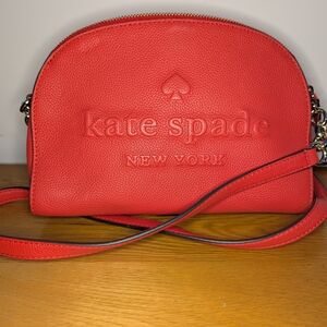 Kate Spade Larchmont Avenue Logo Tory Crossbody - Red - EUC